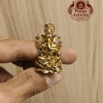 Miniature Brass Vinayagar Statue 1.5 Inch