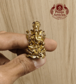 Miniature Brass Vinayagar Statue 1.5 Inch