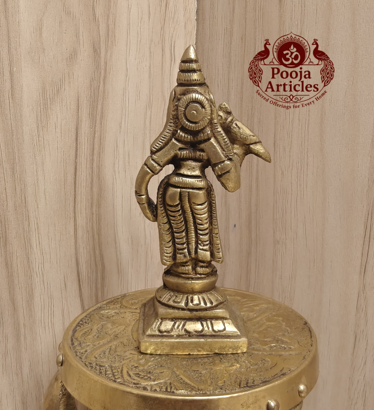 Brass Madurai Meenakshi Statue 3.4 Inch