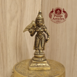Brass Madurai Meenakshi Statue 3.4 Inch