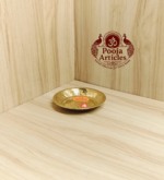 Brass Mini Pooja Plate 3.8 Inch