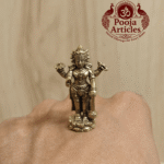 Brass Miniature Lord Vishnu Idol 1.5 Inch
