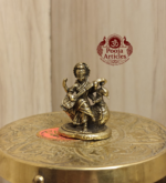 Miniature Brass Saraswati Statue 1.2 Inch