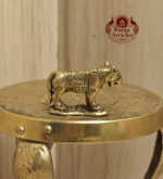 Miniature Brass Tiger Statue 1 Inch