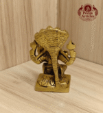 Brass Narasimha Lakshmi Statue 3 Inch