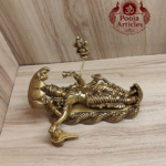 Brass Padmanabha Swamy Reclining Statue 5.2 Inch