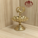 Brass Peacock Diya Size 3 – 4.9 Inch