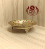 Brass Peacock Pin Tray 6.2 Inch