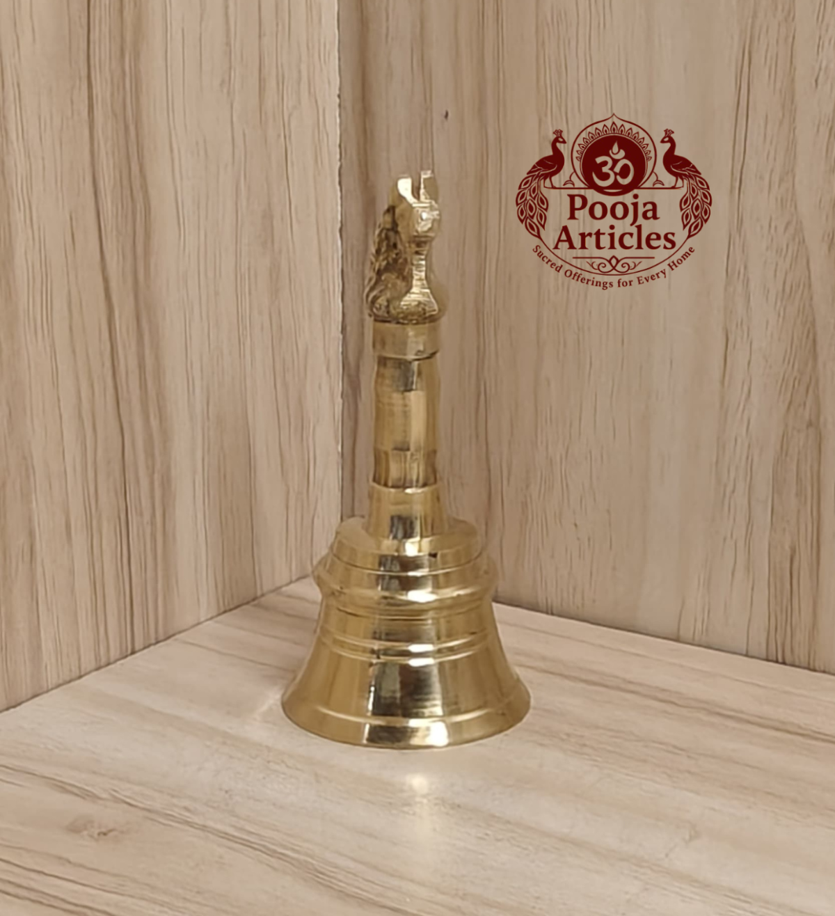 Brass Pooja Bell 3.5 Inch – 120g