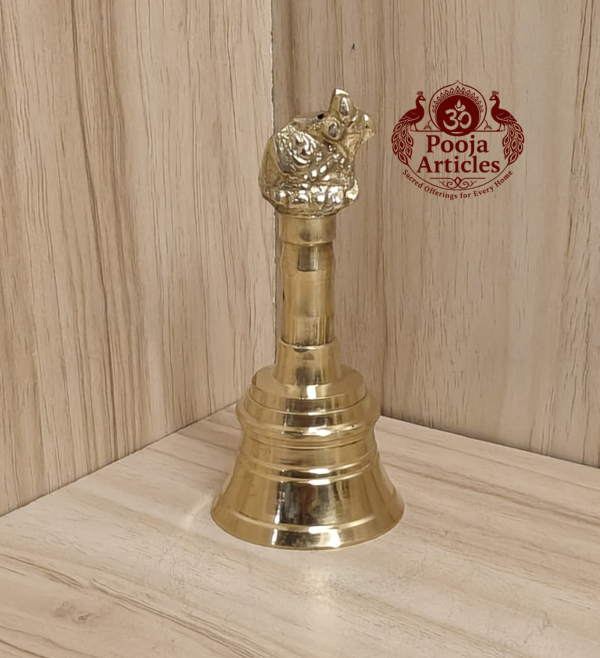 Brass Pooja Bell 3.5 Inch – 120g