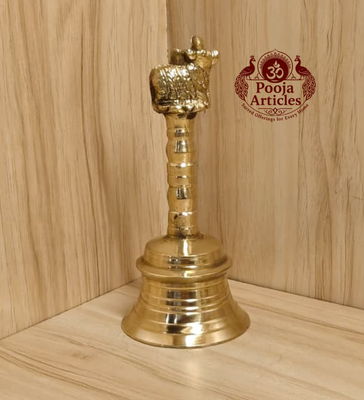 Brass Pooja Bell 4.7 Inch – 260g