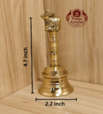 Brass Pooja Bell 4.7 Inch – 260g