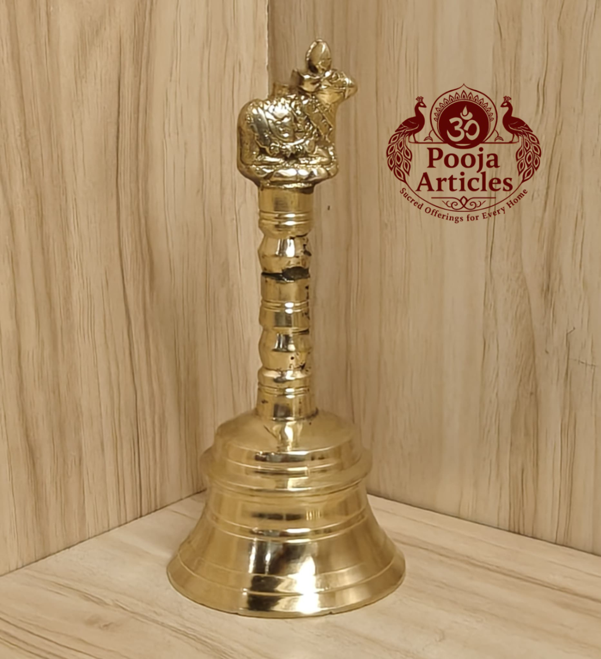 Brass Pooja Bell 6 Inch – 420g