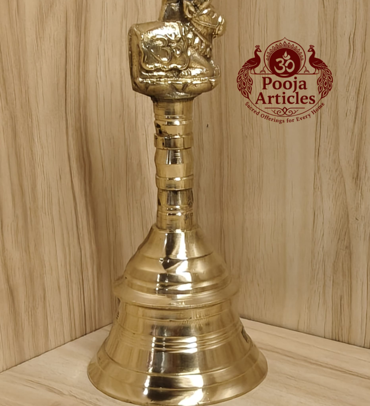 Brass Pooja Bell 6.5 Inch – 620g