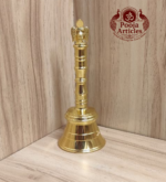 Premium Brass Pooja Bell With Garuda Handle 4.6 Inch