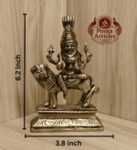 Brass Pratyangira Devi Statue 6.2 Inch