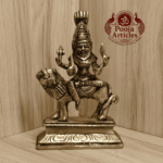 Brass Pratyangira Devi Statue 6.2 Inch
