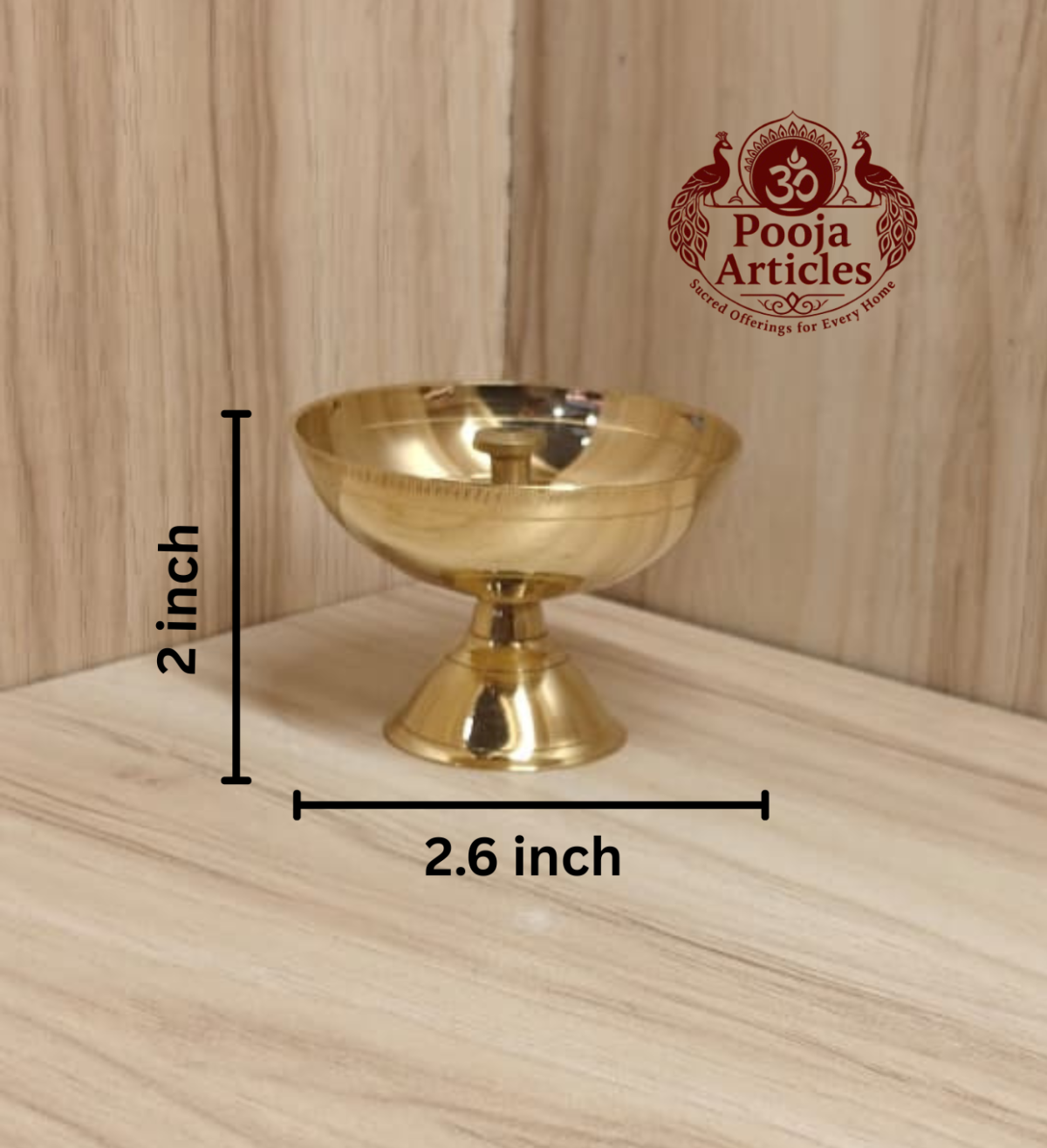 Brass Pyali Deep 2.6 Inch