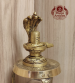 Brass Shiva Lingam Statue 3.4 Inch - Image 3