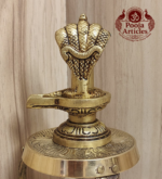 Brass Shiva Lingam Statue 3.4 Inch - Image 5