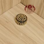 Brass Sindoor Box 1.7 Inch