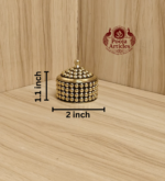 Brass Sindoor Box 2 Inch - Image 2