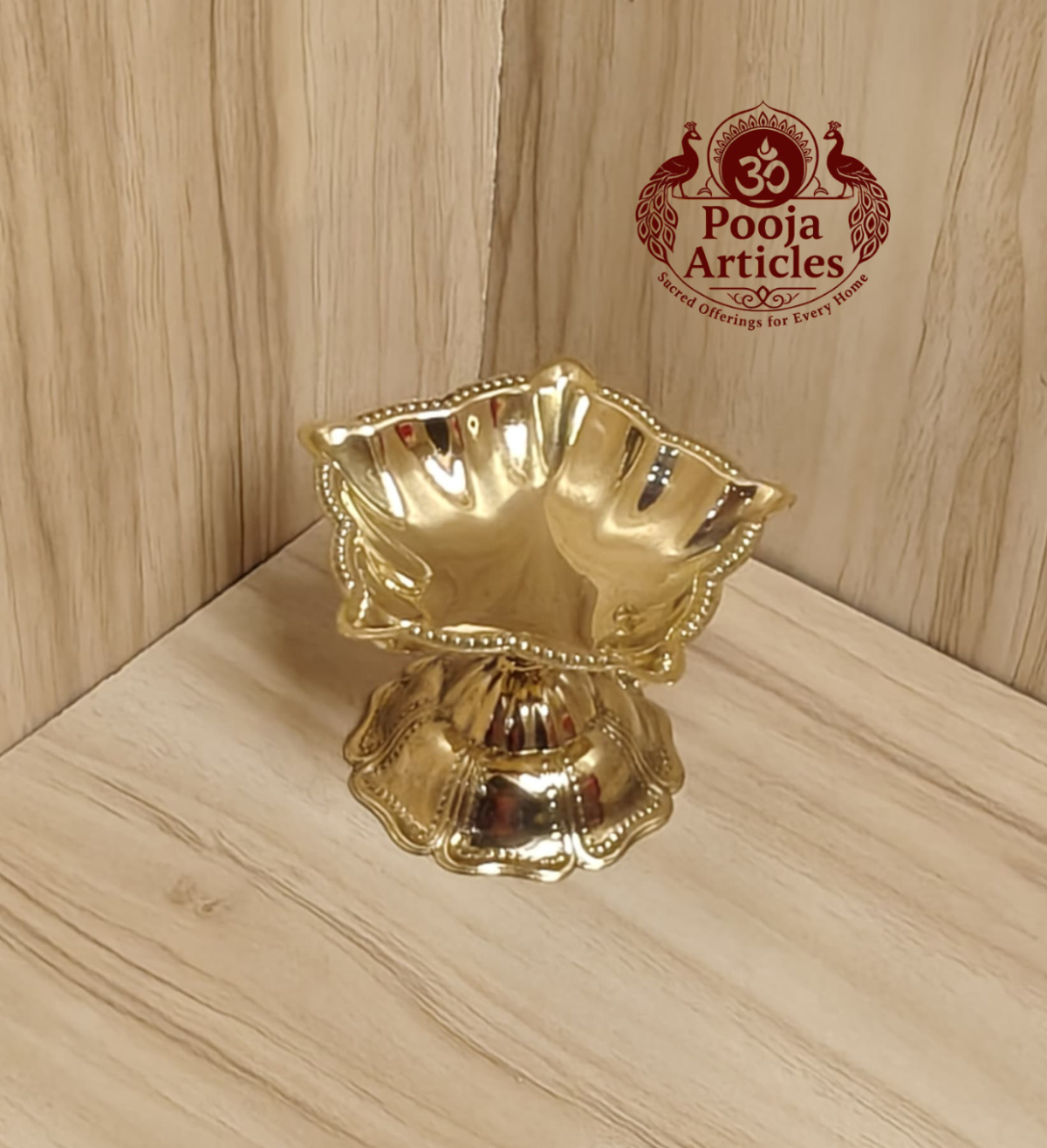 Brass Star Diya Size 2 – 2.7 Inch