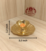 Brass Mini Table Oil Lamp 3.2 Inch