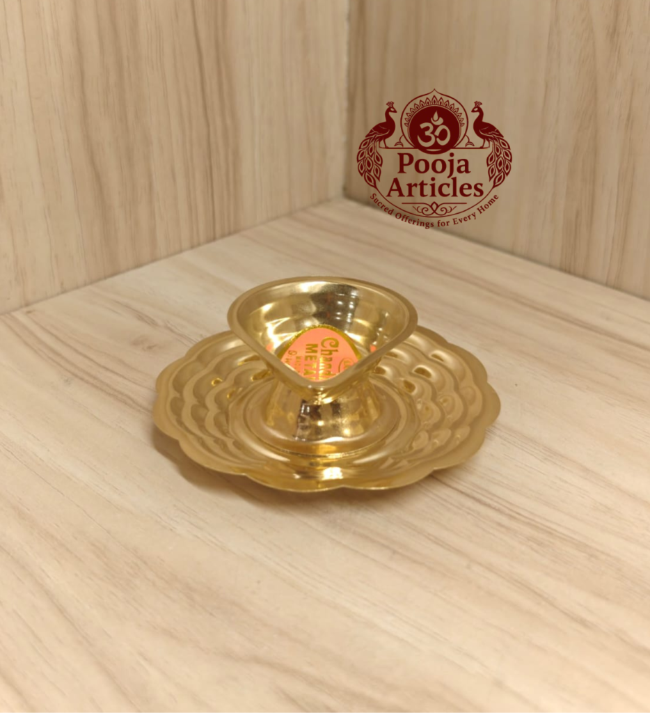 Brass Mini Table Oil Lamp 3.2 Inch