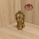 Brass Thiruvachi Murugan Statue 4 Inch