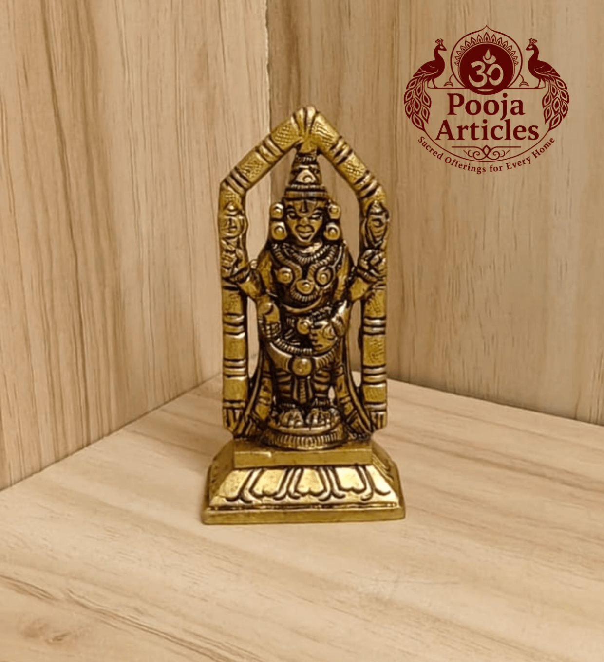 Brass Venkateswara Statue 2.9 Inch Brass Venkateswara Statue 2.9 Inch