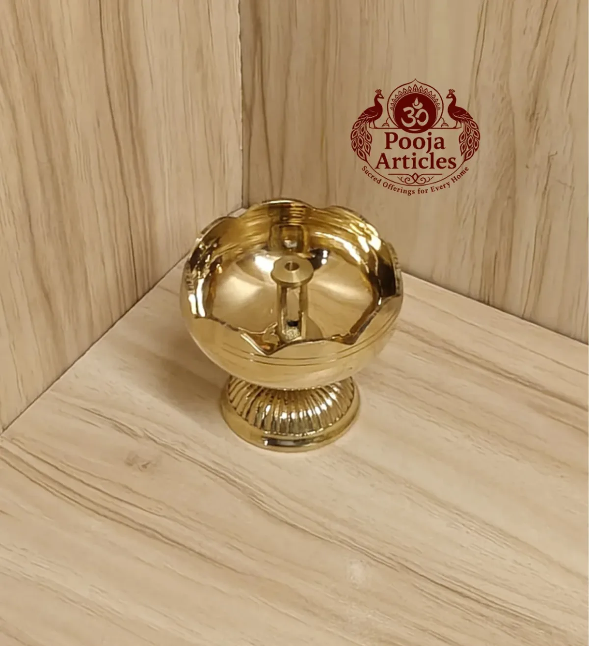 Brass Tomato Diya 2.4 Inch