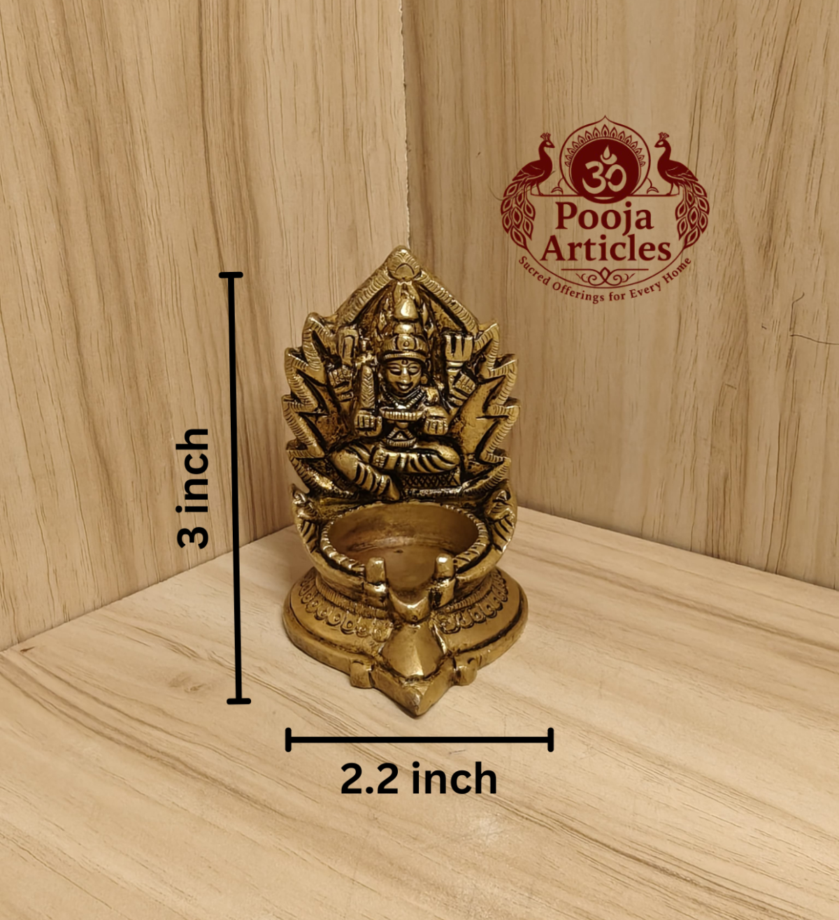 Brass Mariamman Vilakku 3 Inch