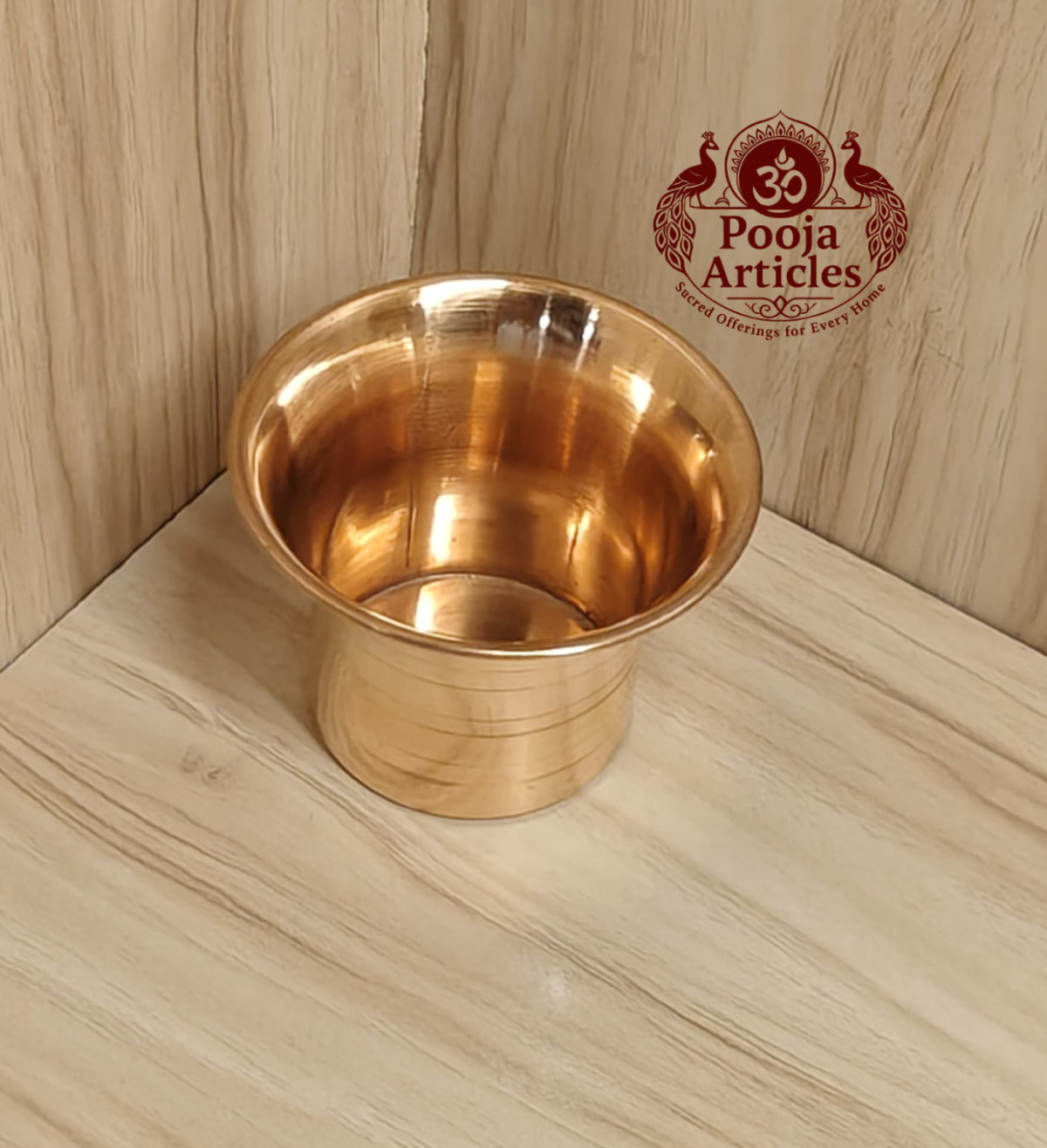 Copper Panchapatra 2.7 Inch