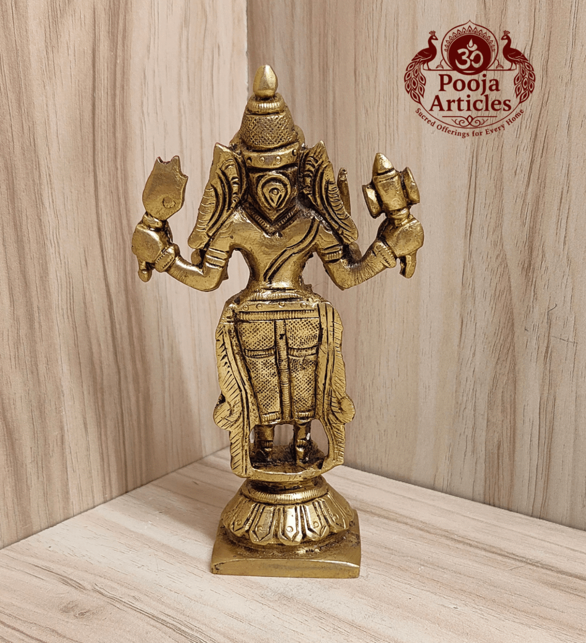 Brass Mariamman Idol 5.2 Inch - Image 5