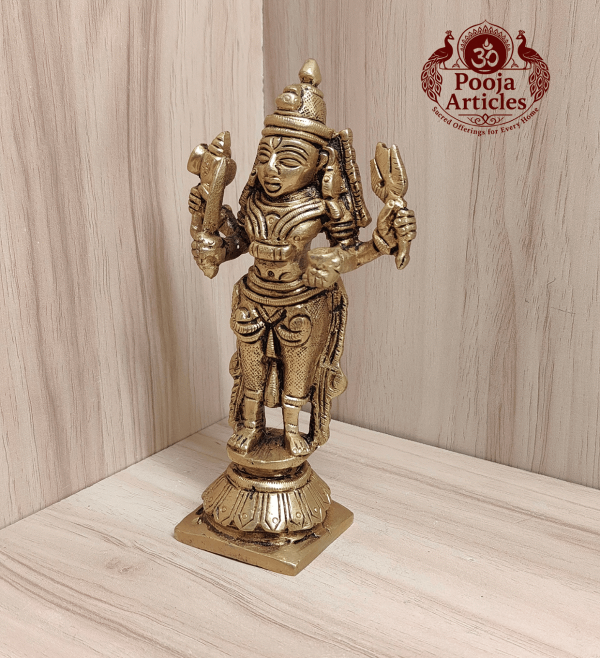 Brass Mariamman Idol 5.2 Inch - Image 4