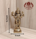 Brass Mariamman Idol 5.2 Inch - Image 2