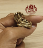 Miniature Brass Vishnu Statue 1 Inch