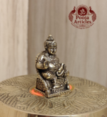 Miniature Brass Kubera Statue 1.4 Inch