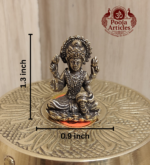 Miniature Brass Lakshmi Statue 1.3 Inch - Image 2