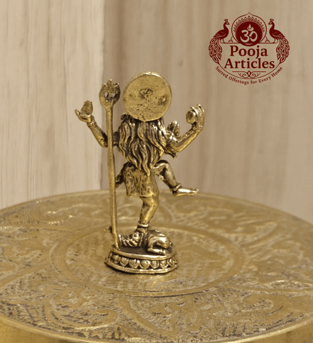 Miniature Brass Nataraja Statue 1.8 Inch