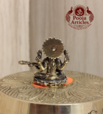 Miniature Brass Saraswati Idol 1.2 Inch