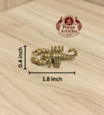 Miniature Brass Scorpion Figurine 1.8 Inch