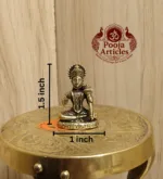 Miniature Brass Hanuman Idol 1.5 Inch