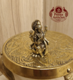 Miniature Brass Lakshmi Statue 1 Inch - Image 3