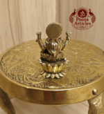Miniature Brass Lakshmi Statue 1 Inch - Image 5