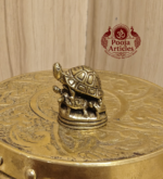 Miniature Brass Tortoise Statue 0.9 Inch