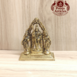 Brass Murugan Valli Deivanai Idol 4.2 Inch