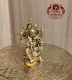 Panchaloha Ganesha Idol 1.5 Inch - Image 3