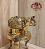 Premium Brass Elephant Statue 2.5 Inch - Image 3